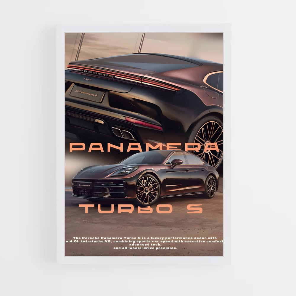 Poster Panamera Dream – affiche Porsche (vue 3)
